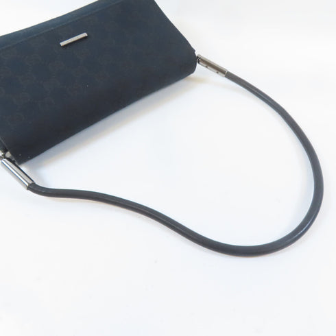 GUCCI GG SHW Shoulder Handbag 001.3815 Canvas Blue
