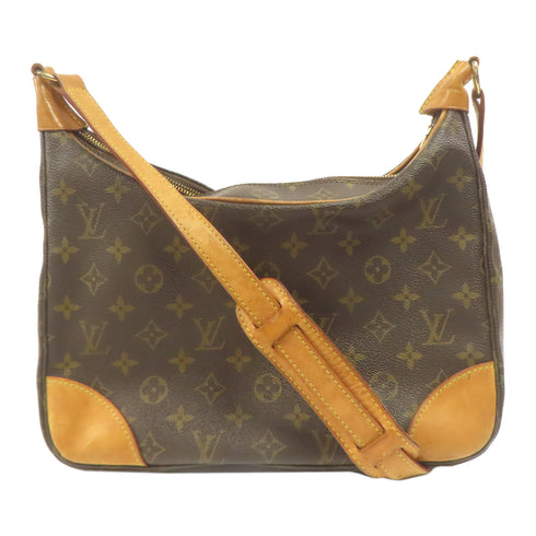 LOUIS VUITTON LV GHW Boulogne PM Shoulder Bag M51265 Monogram Brown