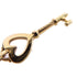 TIFFANY&CO Key Pendant Top 18K Yellow Gold