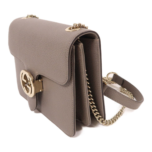 GUCCI GG GHW Chain Shoulder Bag Crossbody 510304 Calfskin Leather