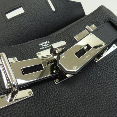 HERMES PHW Hac A Dos PM Shoulder Bag Togo Leather Noir/Black