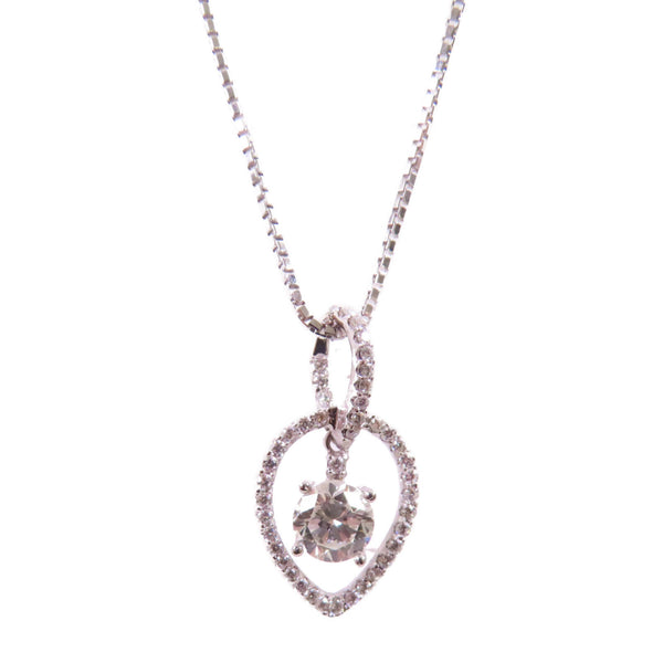 FINE JEWELRY Diamond Necklace 18K White Gold