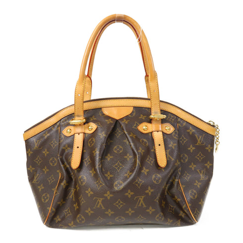 LOUIS VUITTON LV GHW Tivoli GM Handbag M40144 Monogram Brown v1