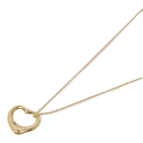 TIFFANY&CO Open Heart Necklace 18K Yellow Gold v1