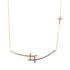 Fine Jewelry Brown Diamond Necklace 14K Rose Gold
