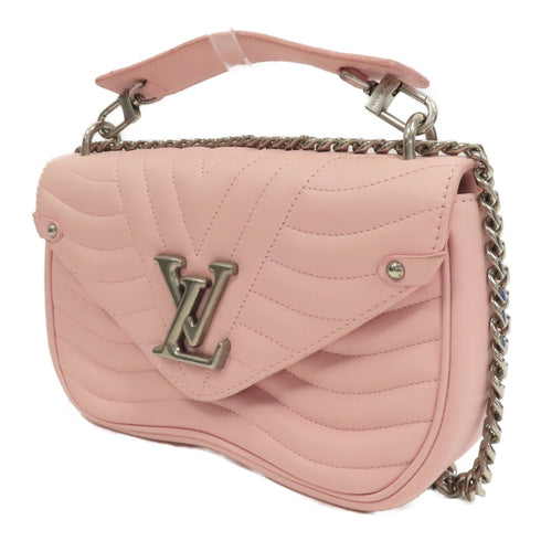 LOUIS VUITTON LV SHW New Wave MM 2way Shoulder Bag M51944 Calfskin Leather Pink
