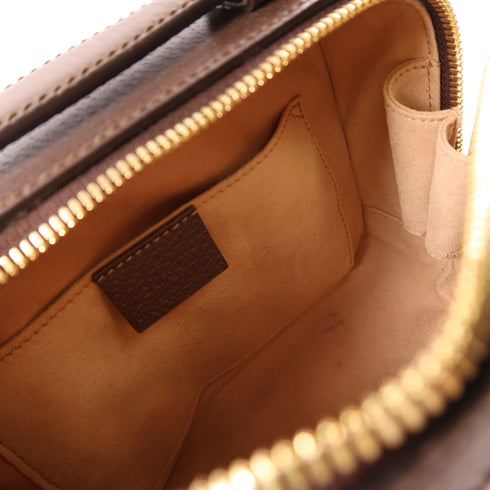 GUCCI GG GHW Ophidia GG Mini Supreme Chain Shoulder Bag 602576 Coated Canvas