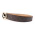 GUCCI GG Belt 80cm Leather Gold/Brown