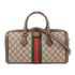GUCCI GG GHW 2 Way Boston Bag Shoulder Bag 524532 Coated Canvas Brown