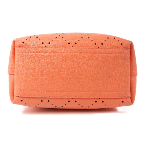 CHANEL SHW CC Drawstring Bucket Bag Shoulder Bag Calfskin Leather