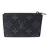 LOUIS VUITTON LV SHW Coin Card Holder Case M82253 Monogram Eclipse Black