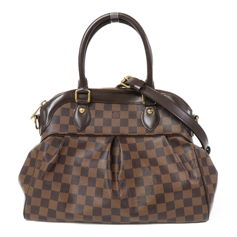 LOUIS VUITTON LV GHW Trevi PM 2 Way Shoulder Bag Handbag N51997 Damier Brown