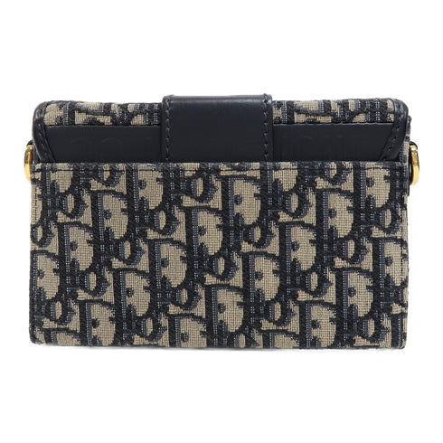 Christian Dior CD GHW 30 Montaigne Shoulder Bag M9204UTZQM928 Canvas Navy/Beige