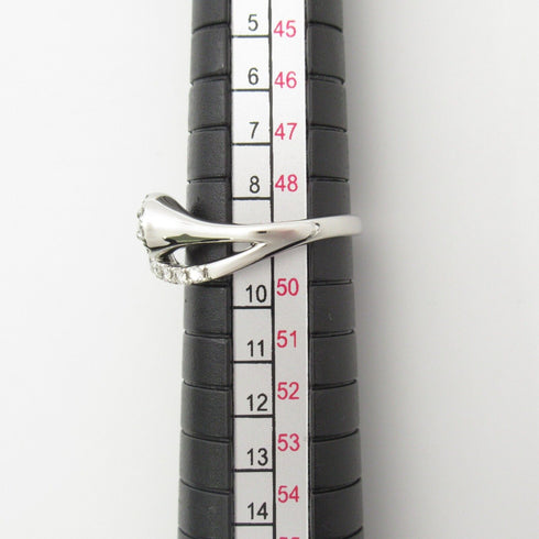 FINE JEWELRY 0.1ct Diamond 0.3ct Diamond Ring PT900 Platinum US#5 JP#9