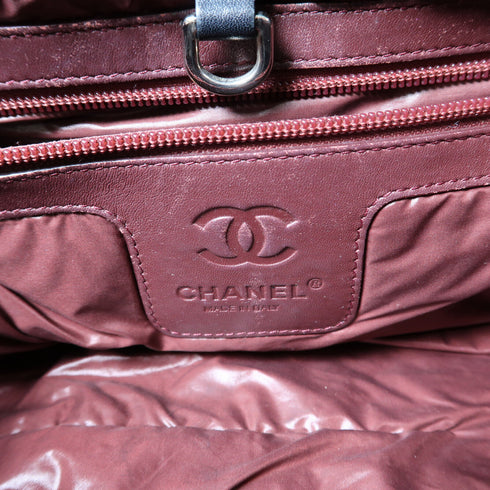 CHANEL CC SHW CoCo Cocoon Handbag/Tote Bag Nylon Black v1