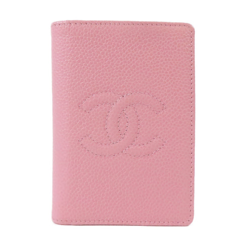 CHANEL CC Card Case Caviar Leather Pink