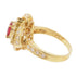 JEWELRY Ruby Diamond Ring 18K Yellow Gold US#5