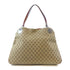GUCCI GG SHW Shoulder Handbag 120839 Canvas Brown