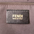 FENDI GHW Shoulder Tote Bag 8BH185 Nylon Jacquard Brown