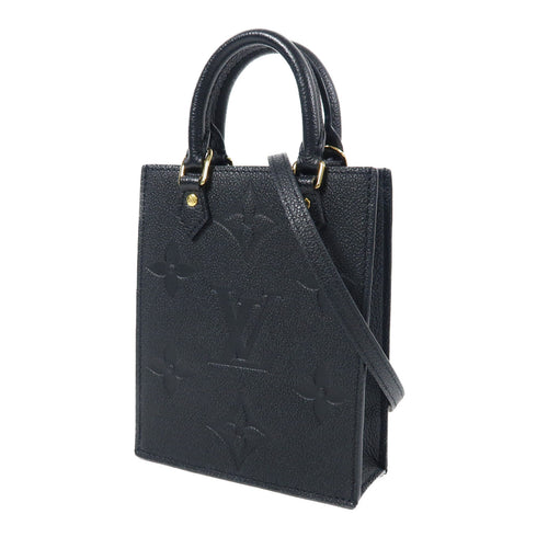 LOUIS VUITTON LV GHW Petit Sac Plat 2Way Shoulder Bag M81417 Monogram Empreinte