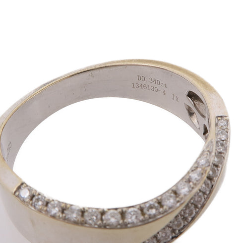 JEWELRY Diamond Ring 18K White Gold US#9