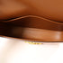 CELINE GHW Shoulder Handbag Calfskin Leather Brown
