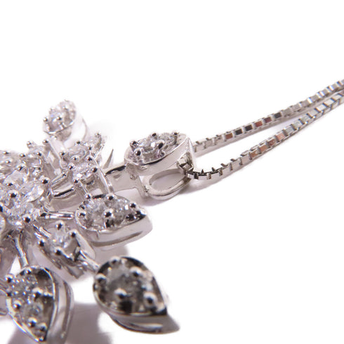 FINE JEWELRY 1.00ct Diamond Necklace 18K White Gold