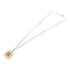 CHANEL CC GHW Necklace A15/C Metal Gold/Geen
