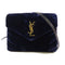 SAINT LAURENT YSL GHW Shoulder Bag GUE467072 Velvet Navy
