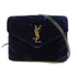 SAINT LAURENT YSL GHW Shoulder Bag GUE467072 Velvet Navy