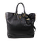PRADA GHW 2 Way Bag BN2419 Calfskin Leather Black