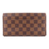 LOUIS VUITTON LV GHW Sarah Long Wallet N63209 Damier Ebene Brown