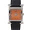 Hermes Heuer H Quartz Watch HH1.210 Leather Orange