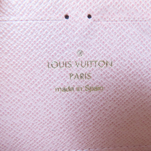 LOUIS VUITTON LV GHW Clémence Long Wallet N61264 Damier Azur White
