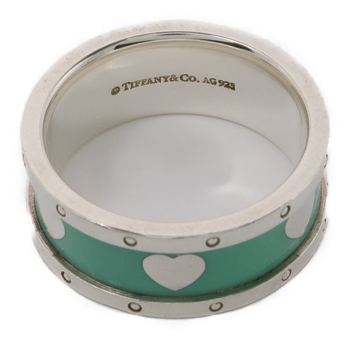 TIFFANY&CO Love Heart Ring Accessories US#6.5 925 Sterling Silver