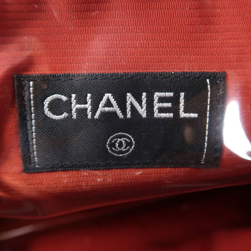 CHANEL CC Travel Line Hand Bag Nylon Black