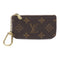 LOUIS VUITTON LV Key Pouch M62650 Monogaram Brown