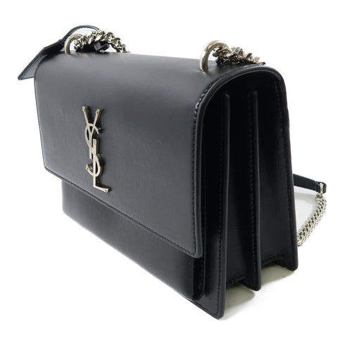 SAINT LAURENT YSL SHW Sunset Medium Chain Shoulder Bag Calfskin Leather v1