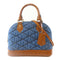 LOUIS VUITTON LV GHW Alma BB 2 Way Shoulder Handbag M55048 Monogram Denim Blue