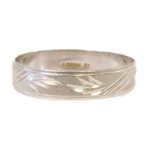 Fine Jewelry 2.1g Platinum Ring US#4.75 PT950 Platinum