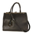 FENDI GHW 2 Jours 2 Way Shoulder Bag Handbag 8BH250 Calfskin Leather Black