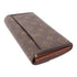 LOUIS VUITTON LV GHW Sarah Long Wallet M60531 Monogram Brown