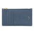 CELINE GHW Coin Case Purse Calfskin Leather Blue