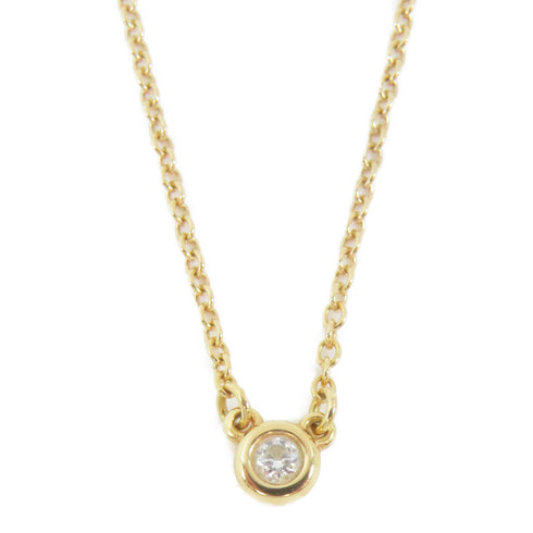 TIFFANY&CO Diamond Necklace 18K Yellow Gold