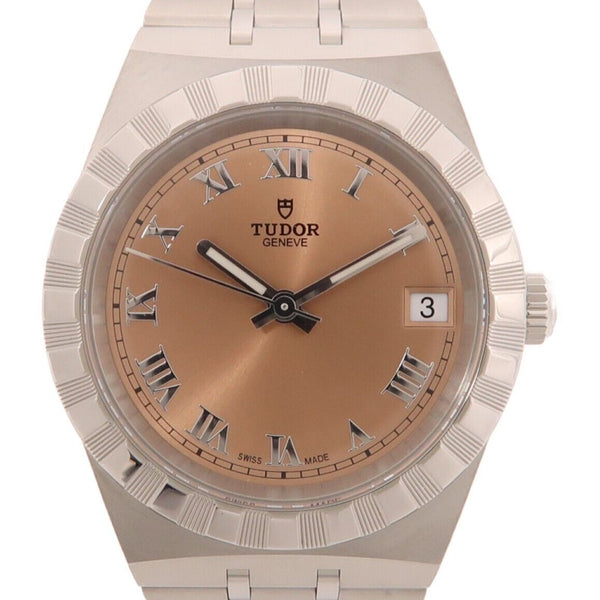 TUDOR Royal 34mm 28400-009 Automatic Watch Stainless Steel Pink