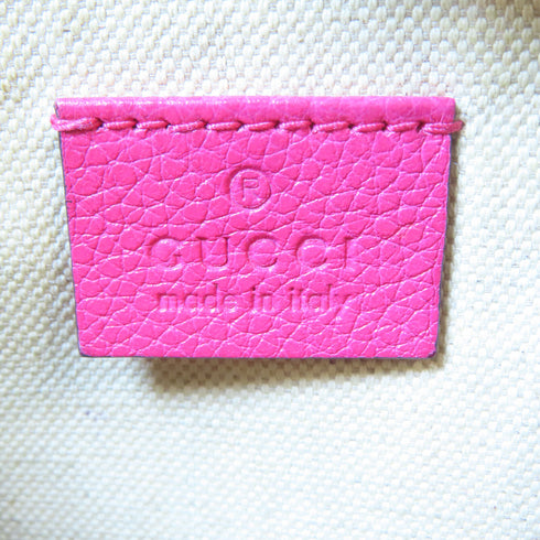 GUCCI GG GHW Waist Bag 530412 Leather Pink