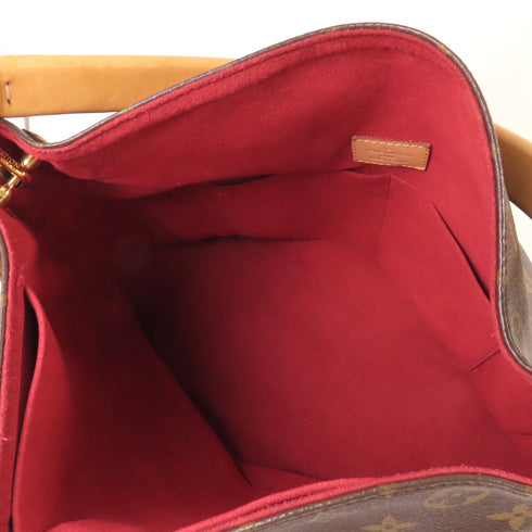 LOUIS VUITTON LV GHW Gaia Shoulder Bag M41620 Monogram Brown Red