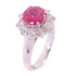 Jewelry 1.54ct Ruby 0.75ct Diamond Ring US#5.5 PT900 Platinum