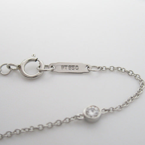 TIFFANY&CO Jazz Cross Diamond Necklace PT950 Platinum