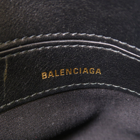 BALENCIAGA SHW Ville 2 Way Shoulder Bag Handbag 550646 Calfskin Leather Pink